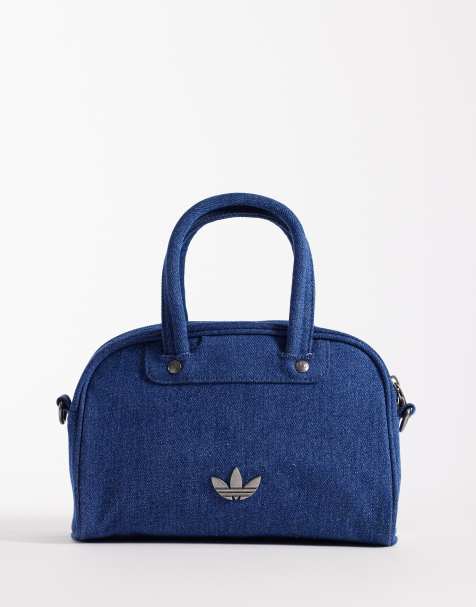adidas Originals - adicolor - Borsa bowling piccola blu denim - view 1