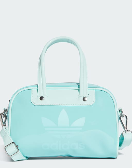 adidas Originals - Adicolor - Borsa stile bowling piccola color menta