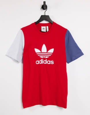 adidas originals red t shirt