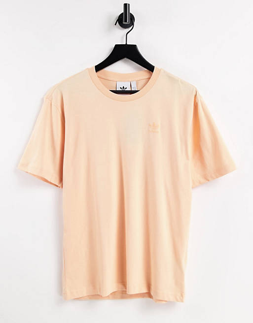 adidas Originals adicolor boyfriend fit t-shirt in orange