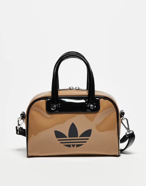 adidas Originals – Adicolor – Brun, liten bowlingväska - view 1