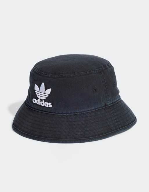 adidas Originals Adicolor bucket hat in black 