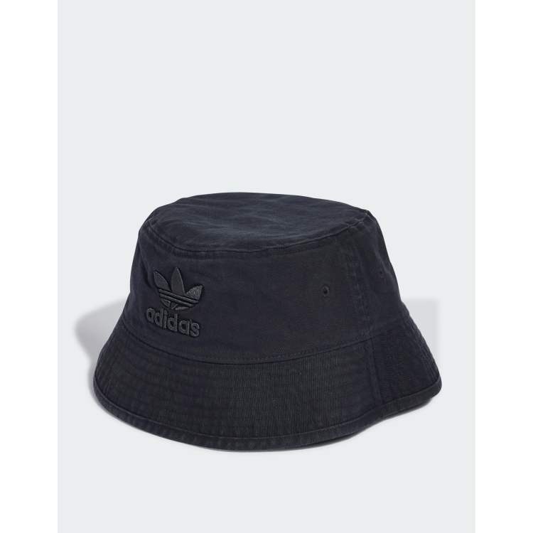 adidas Originals Adicolor bucket hat in black ASOS