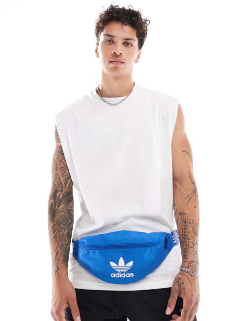 Adidas fanny pack blue cheap