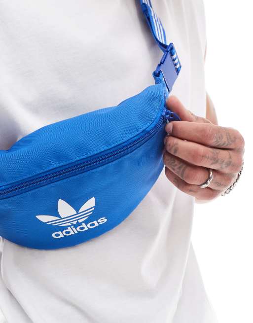 Adidas bum bag blue on sale