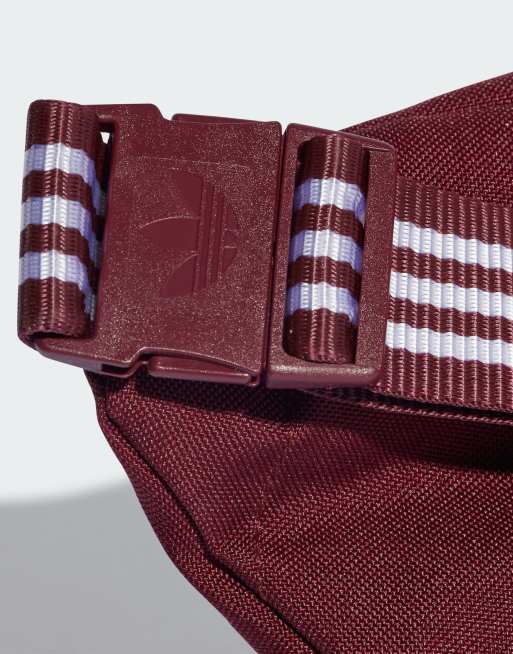 adidas Originals Adicolor bum bag in burgundy ASOS