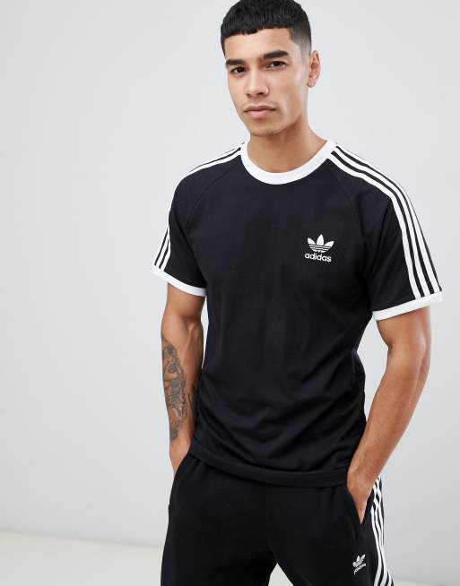 adidas Originals adicolor california t-shirt i svart cw1202