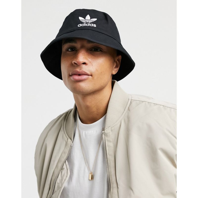 DRTkG Activewear adidas Originals - adicolor - Cappello da pescatore nero con logo del trifoglio