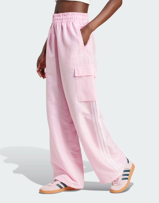 adidas Originals - Adicolor - Cargobroek in roze