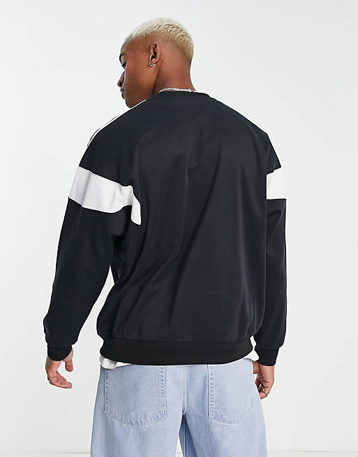 Originals adicolor Challenger sweatshirt black | ASOS