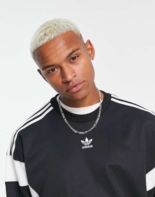 Adidas pipe sweatshirt black clearance