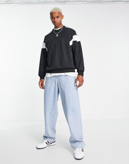 Adidas originals adicolor sweatshirt in black clearance