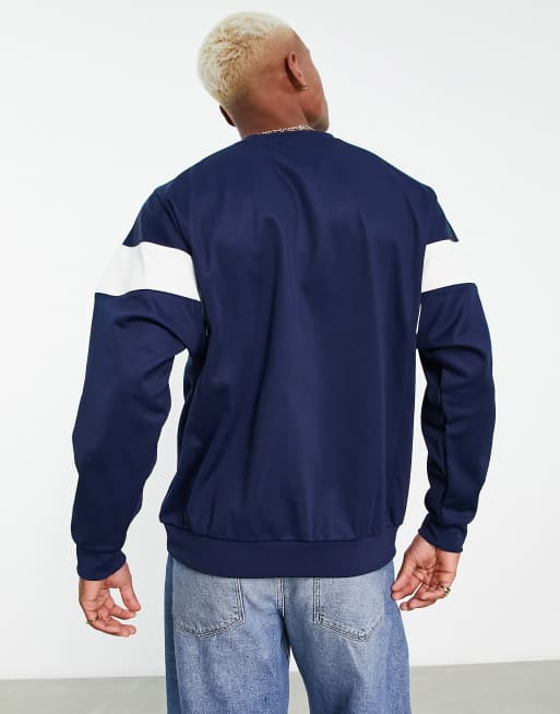 Adidas originals challenger colour block crew sweatshirt shop