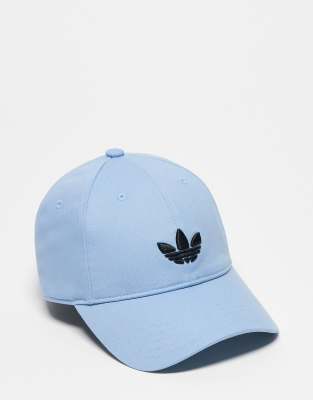 adidas Originals - Adicolor Classic - Blå baseballkasket med trekløver - view 1