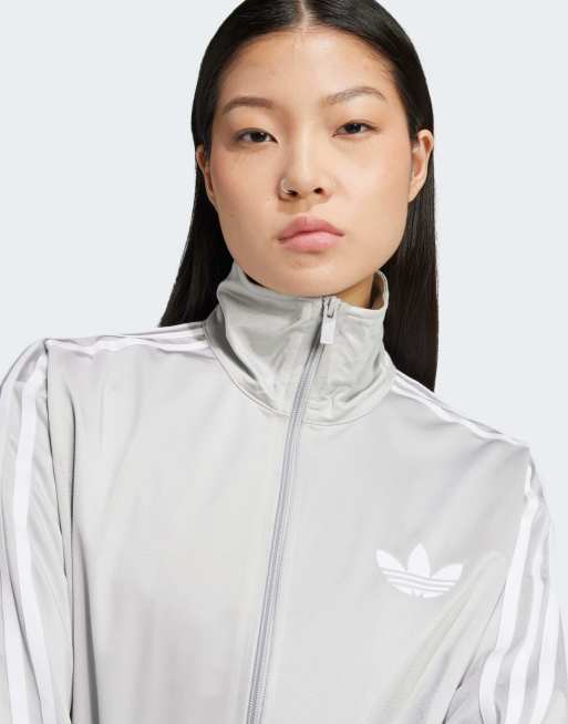 adidas Originals Adicolor classic firebird loose track top in grey