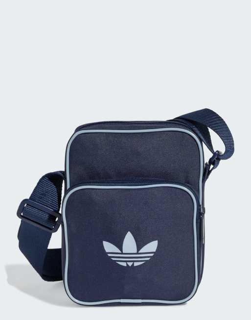 adidas Originals Adicolor classic small item bag in night indigo