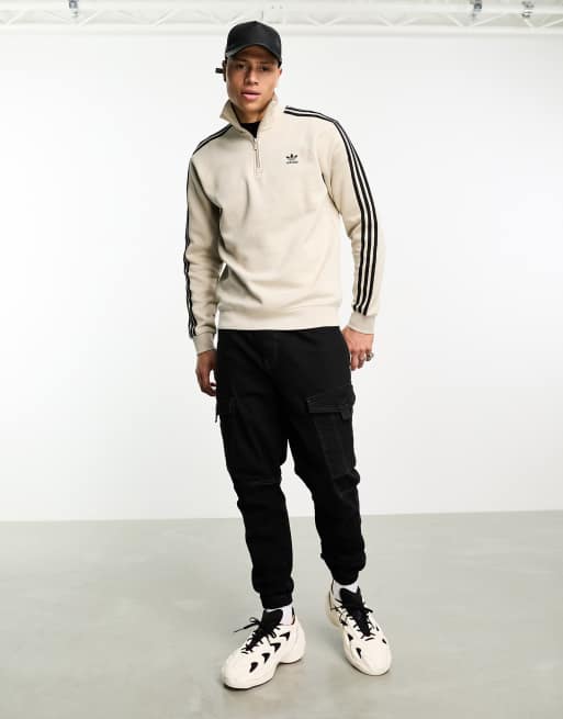 adidas Originals Men's Adicolor Classics 3-Stripes Half-Zip Sweatshirt