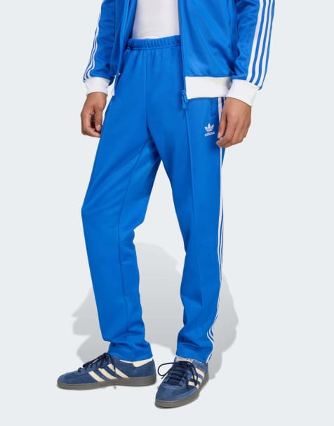 adidas Originals - Adicolor Classics Beckenbauer - Blå/hvide træningsbukser - view 1