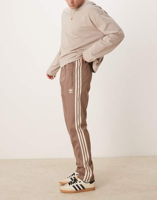 Adidas beckenbauer track pants beige clearance