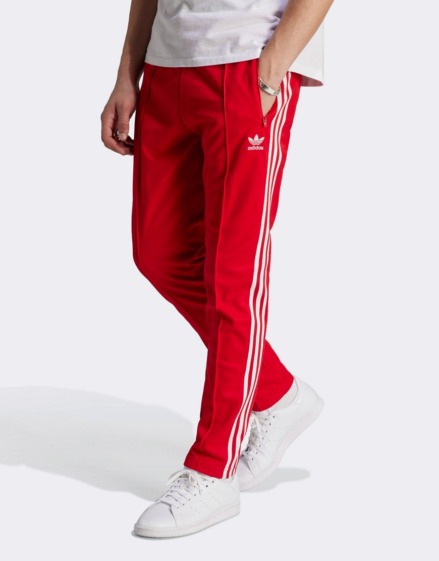 adidas Originals Adicolor Classics Beckenbauer track pants in red