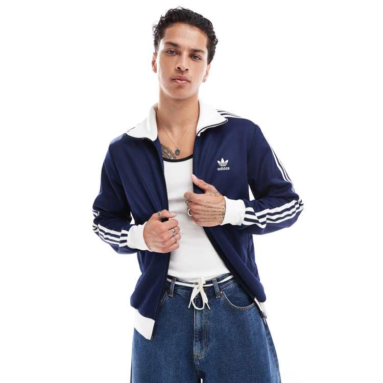 adidas Originals Adicolor Classics Beckenbauer track top in blue ASOS