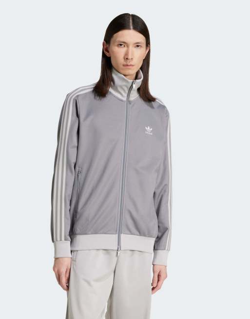 adidas Originals – Adicolor Classics – Beckenbauer – Trainingsoberteil in Grau drei / Grau zwei