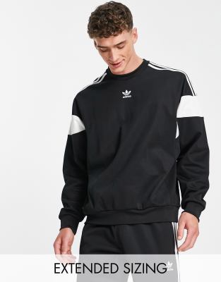 adidas Originals Adicolor Classics cut line crew neck sweatshirt