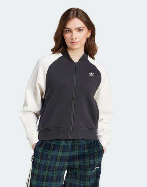 adidas Originals – Adicolor Classics – Czarna kurtka z logo Trefoil