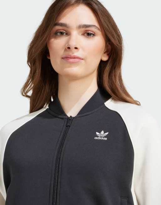 Adidas giacca nera online