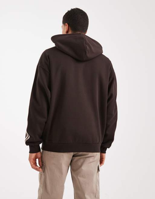adidas Originals – Adicolor Classics – Kapuzenpullover in Aurora Coffee mit 3 Streifen, 3 von 5