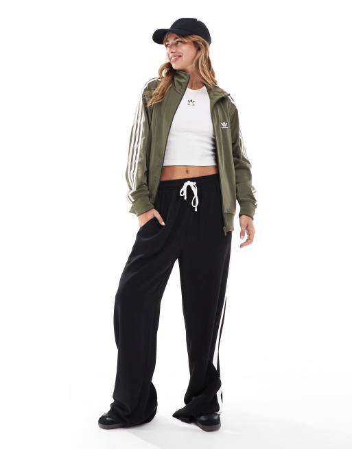 adidas Originals Adicolor Classics loose Firebird track top in green ASOS