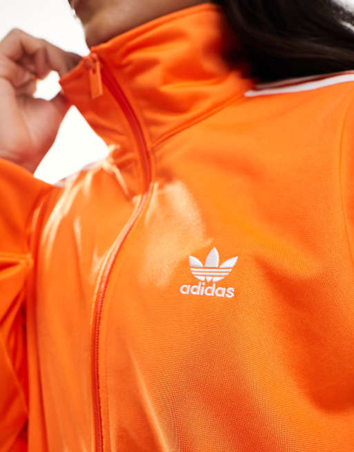 adidas Originals Adicolor Classics loose Firebird track top in orange ASOS