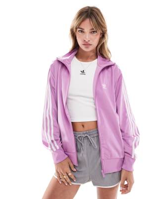 Shop adidas Originals Adicolor Classics loose Firebird track top in purple Online – Trendy & Affordable Fashion