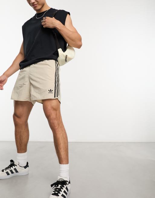 Adidas shorts beige clearance