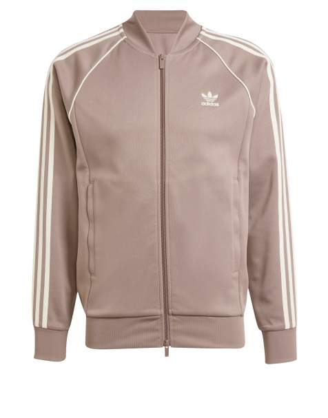 adidas Originals Adicolor classics sst track jacket in trace brown - view 1