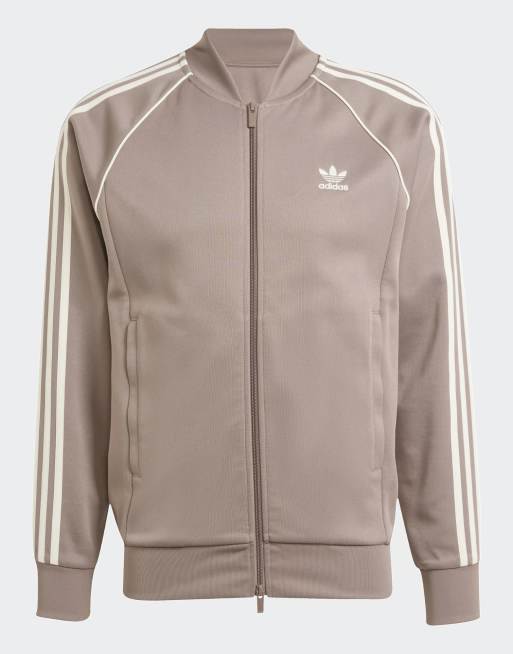 adidas Originals Adicolor classics sst track jacket in trace brown | ASOS