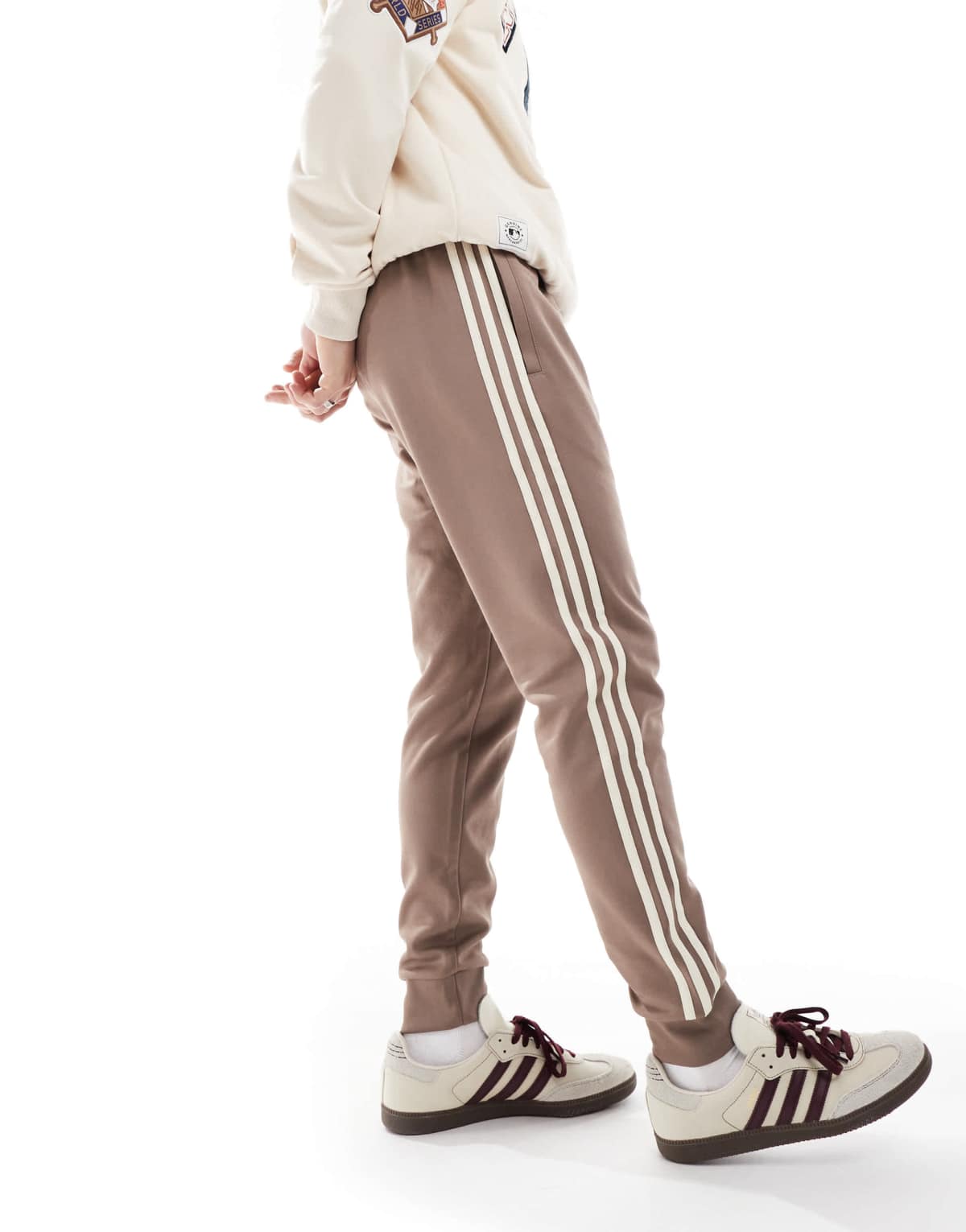 adidas Originals Adicolor Classics SST Track Pants in brown