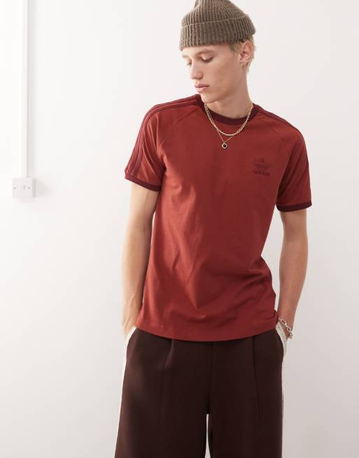 adidas Originals – adicolor Classics – T-Shirt in Rot mit