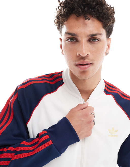 adidas Originals Adicolor Classics track jacket in white, 4 of 4