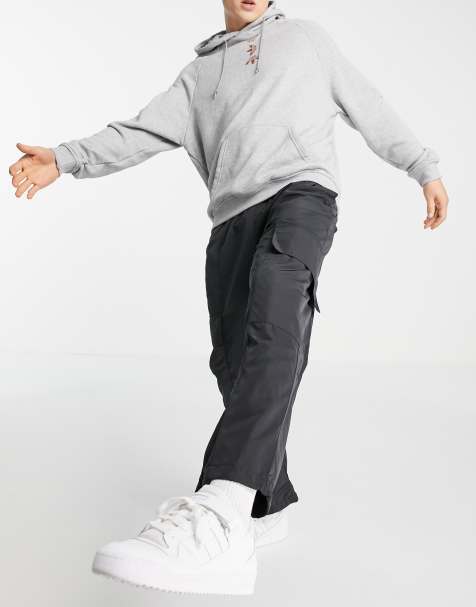 adidas Originals adicolor Contempo cargo trousers in black - view 1