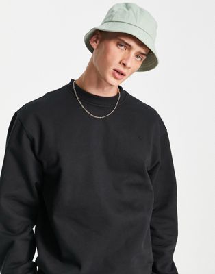 adidas Originals Adicolor Contempo crew sweatshirt in black - ASOS Price Checker