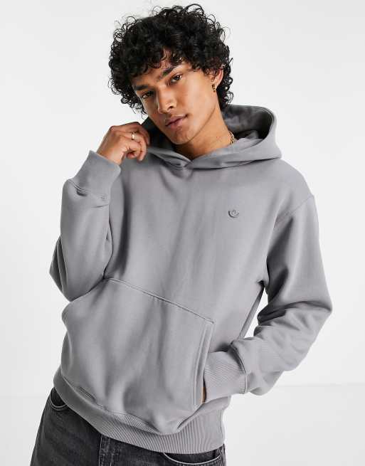 adidas Originals adicolor Contempo Hochwertiger Kapuzenpullover in Grau