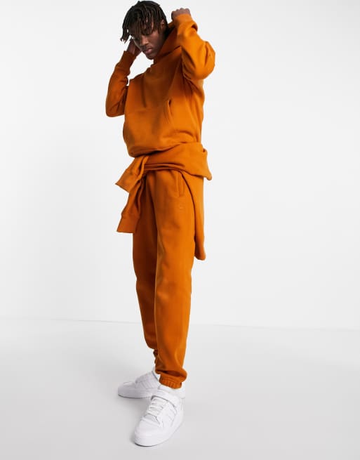 Adidas orange hoodie mens sale