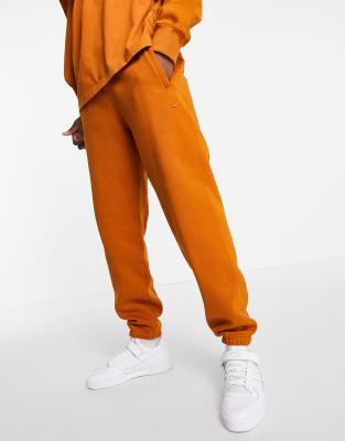 burnt orange adidas tracksuit