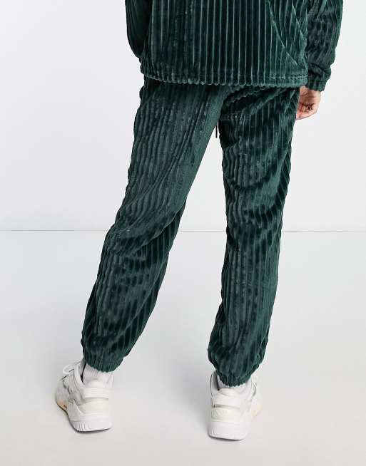 adidas Originals adicolor Contempo joggers in dark green ASOS