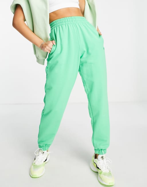 adidas Originals adicolor Contempo joggers in green