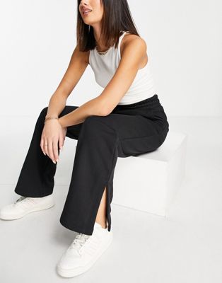 Survêtements adidas Originals - adicolor - Contempo - Pantalon à ourlet fendu - Noir