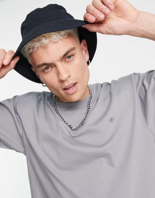 adidas Originals – adicolor – Contempo Premium – Grå t-shirt