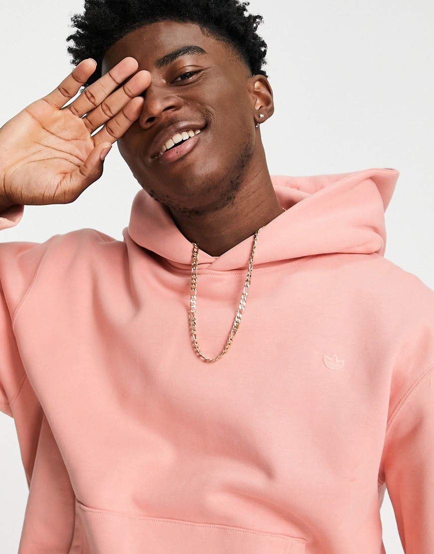 Adidas Originals adicolor Contempo premium hoodie in blush-Pink