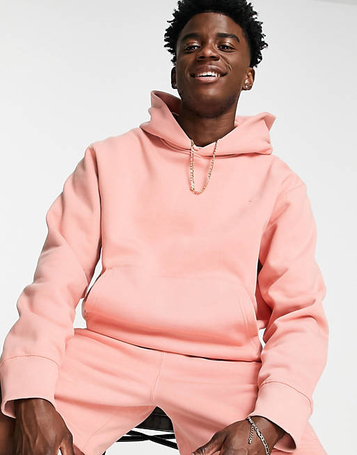 adidas Originals adicolor Contempo premium hoodie in blush